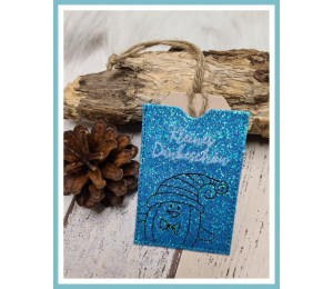 Stickserie ITH - 12 Geschenkkartenhüllen Weihnachten